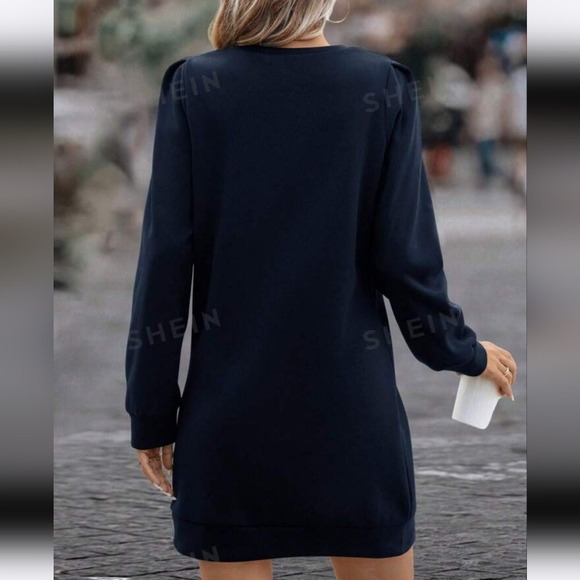 *New Shein Sweatshirt Dress* - Picture 2 of 5